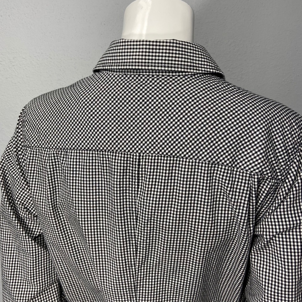 Pendleton Black White Gingham Button Down Shirt - image 6